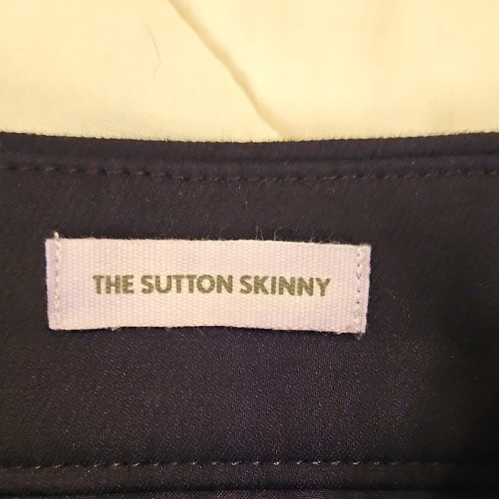 LOFT Black- The Sutton Skinny Style Dress Pants - Picture 6 of 10